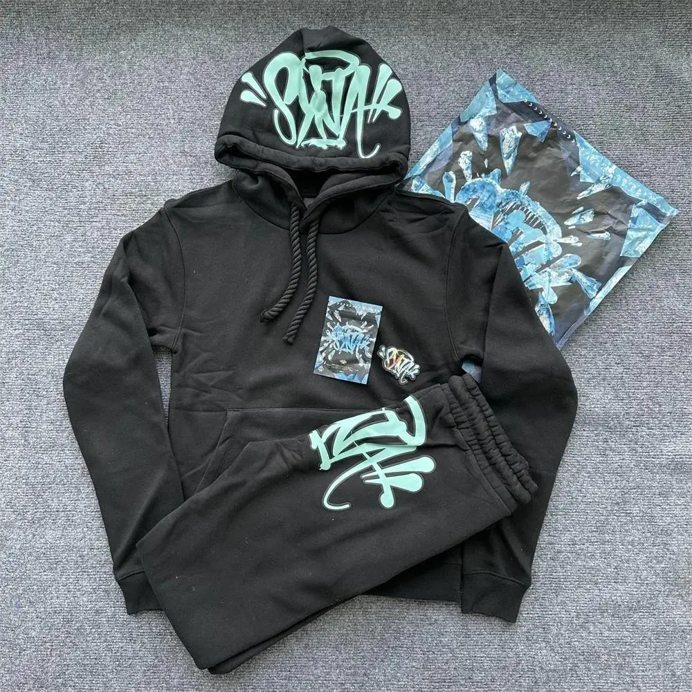 Hip Hop Tracksuit - Casual Cotton Hooded Sportswear for Men  Women