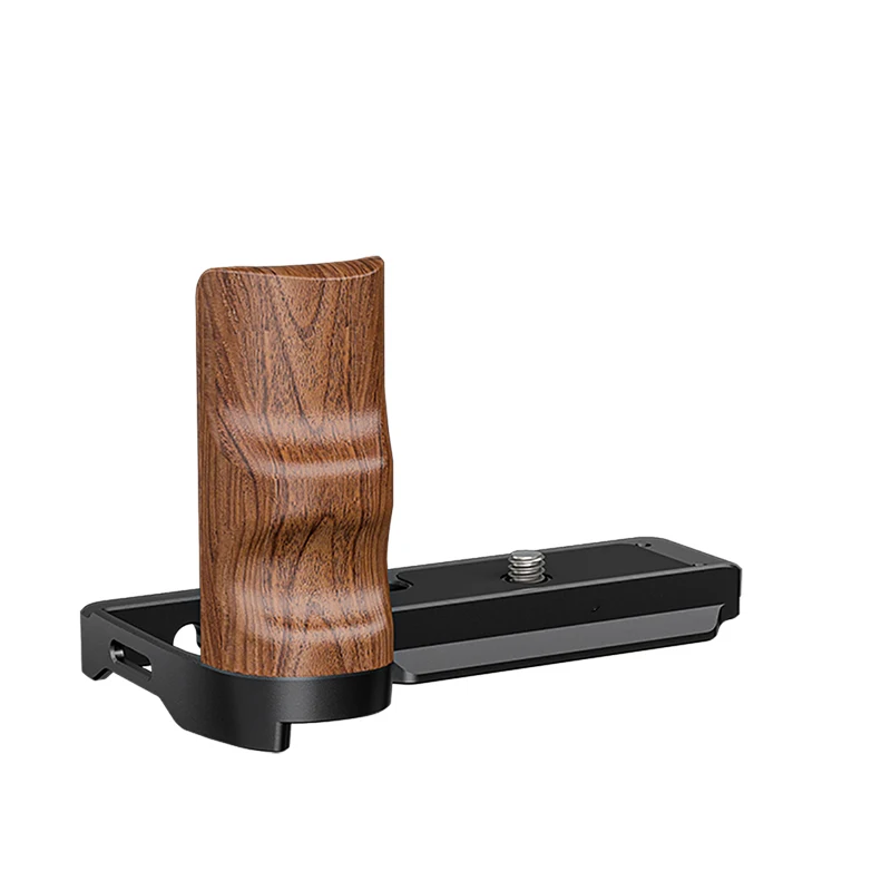 ZV-E10 II L-förmige Halterung Holzgriff mit 1/4" 3/8" Schraubenloch Schnellverschluss-Grundplatte für Sony ZV-E10II DSLR-Kamera – Detail 24