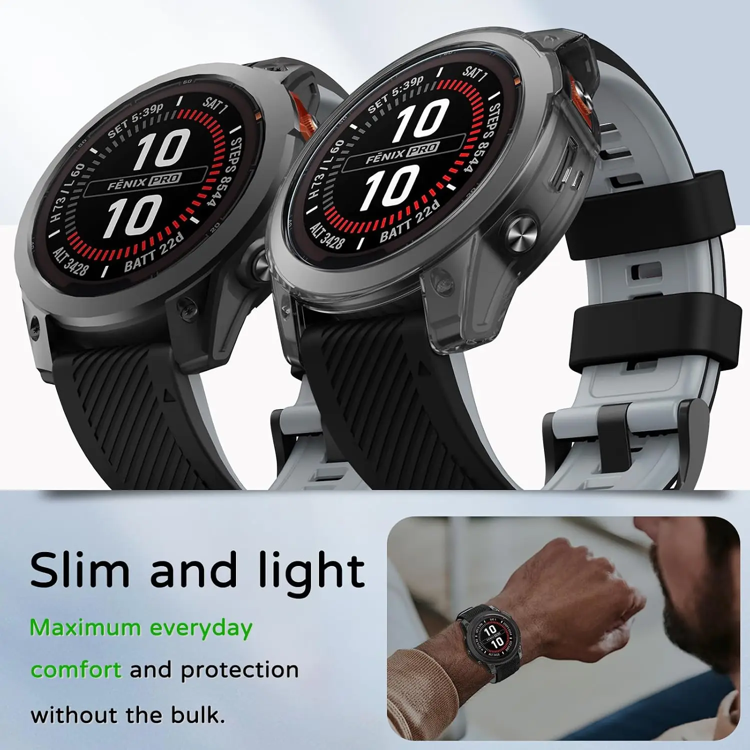 Premium Smart Bracelet Ring Bezel Protective Case