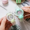 New Printed Silicone Band Kids's Watch for Cartoon Unicorn Watches At Night Quartz DIGITAL CLOCK Cute Girls Primary School 3