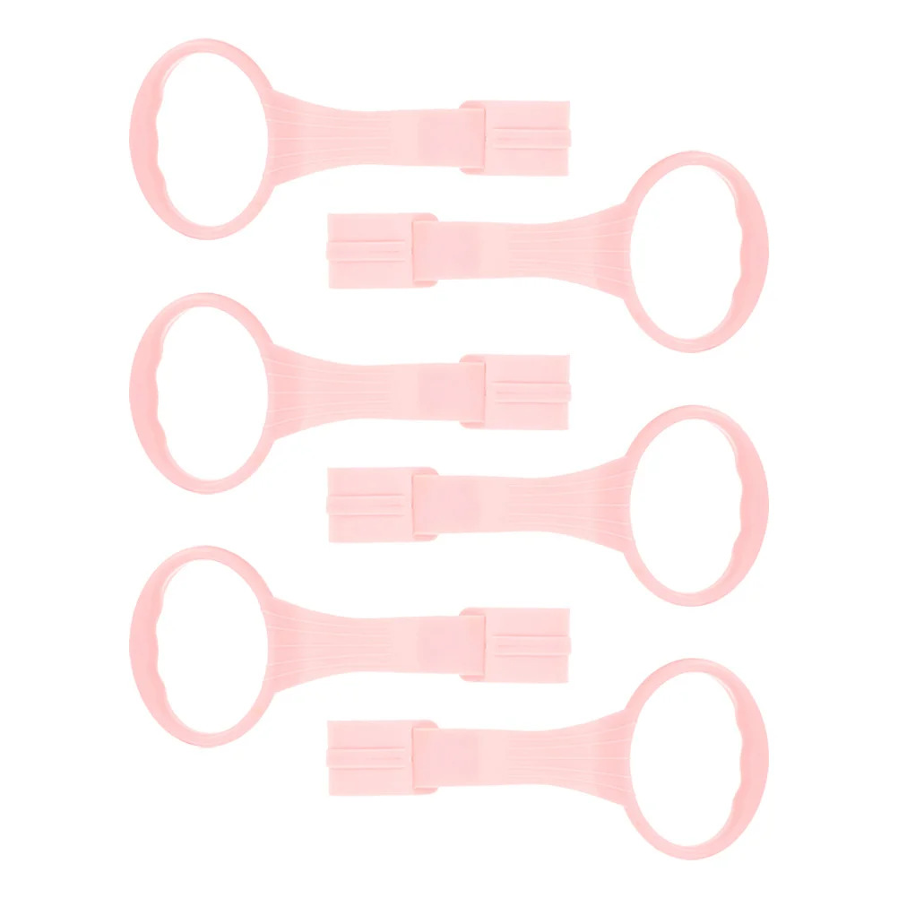 

6 Pcs Vertical Baby Walking Assistant Child Portable Crib Pp Toddler Cot Handle Ring