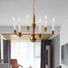 Dollhouse Furniture Kid's Realistic Chandelier Light Preschool Pretend Play Sand Table Toy Scaled Model LED Ceiling Lamp 6