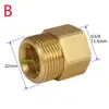 G3/8 To M22 High Pressure Wash Gun Hose Adaptor Female & Male Thread BSP 3/8 3