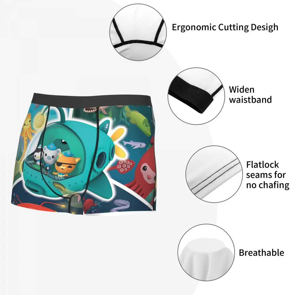Calzoncillos de dibujos animados para hombre, a la moda bóxer, calzoncillos  de cintura media - AliExpress