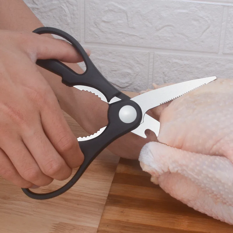 

kitchen shear Multi-functional Stainless Steel Poultry Kitchen scissor Bottle opener Bone Cutter Cook Tool shear cut