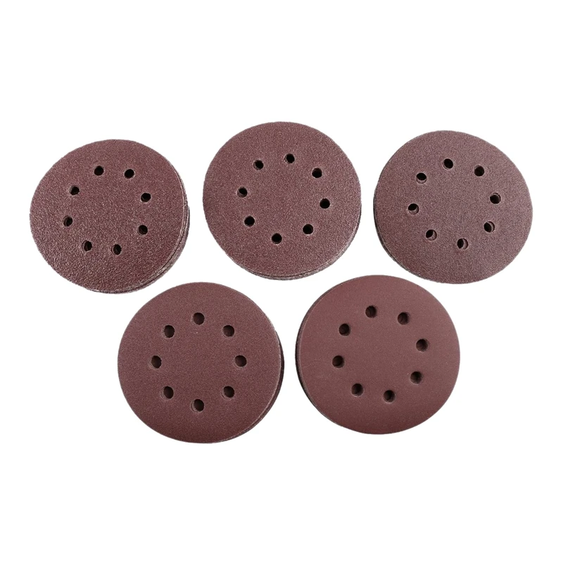 

100 Pcs Sanding Discs Sandpaper Sanding Sheets 40 60 80 120 240 Grits Round Self-Adhesive Polishing Disc Sanding Disc