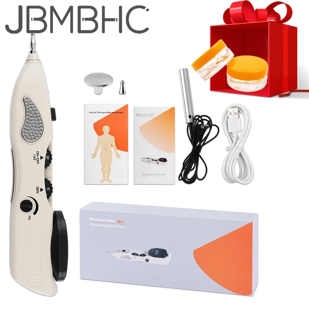 

Electric Meridian Massager Acupuncture Pen Smart Search Acupuncture Points Pulse Relaxing Massage Back Neck Foot Body Massager