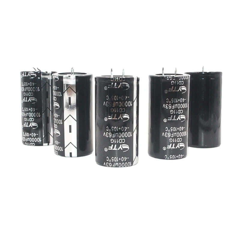 

High Frequency Capacitor 63V 10000UF Amplifier Electrolytic Capacitor 30x45mm/30x50mm/35x50mm For Hifi Amplifier