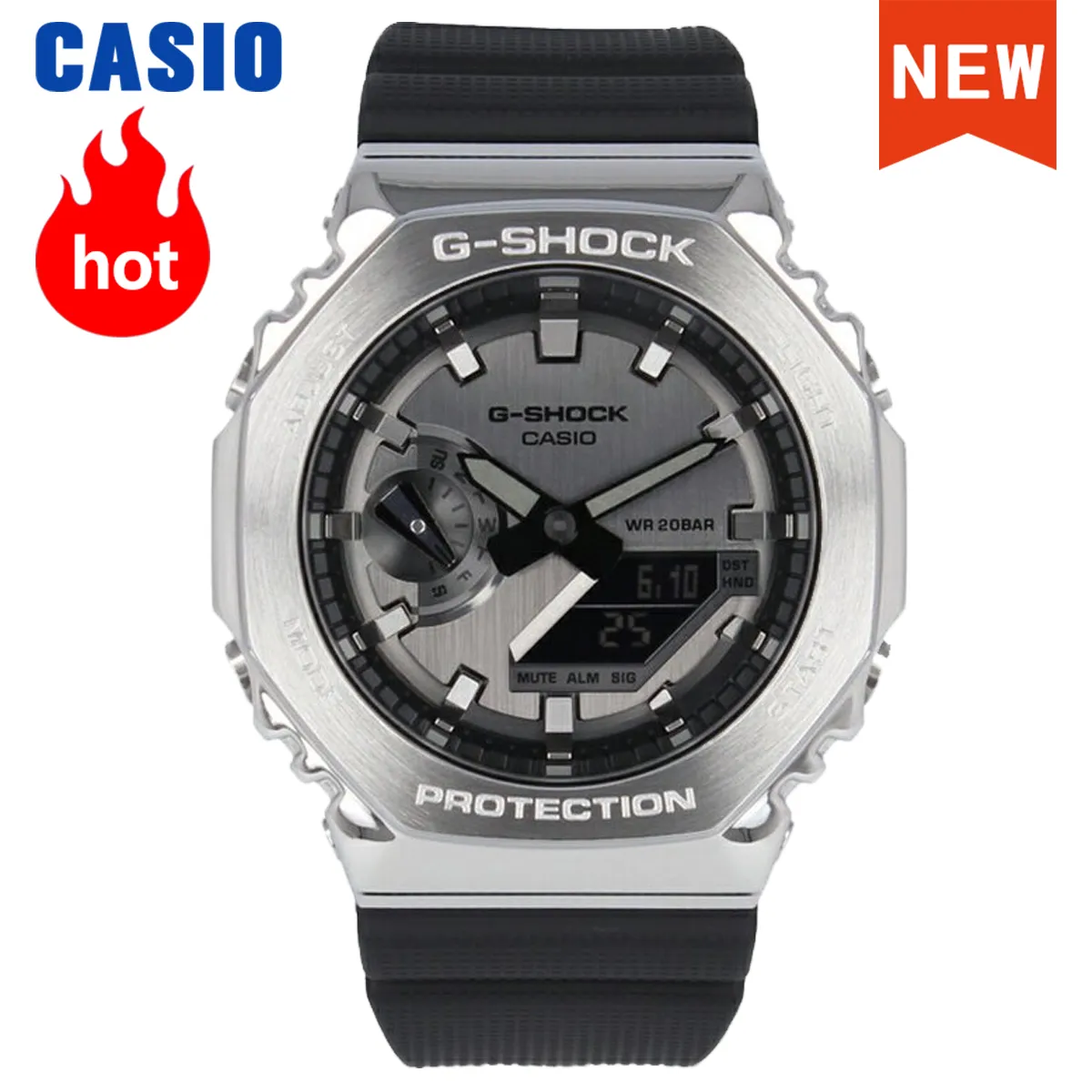 Casio men's diving top brand luxury suit quartz 200m waterproof sports ...