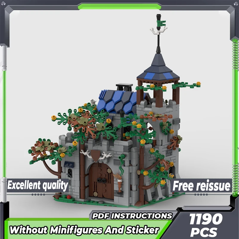 

Medieval Fortress Model Moc Building Bricks Castle Forest Technology Modular Blocks Gifts Christmas Toys DIY Sets Assembly