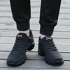 Dance Shoes Man Ladies Modern Soft Outsole Jazz Sneakers Leather Mesh Breathable Lightweight Female Dancing Fitness Shoes Sport 5