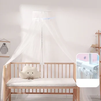 Zanzariera per Lettino Neonato con Supporto Pieghevole, Tenda Anti-zanzare per Bambini, Copertura Completa per Culla