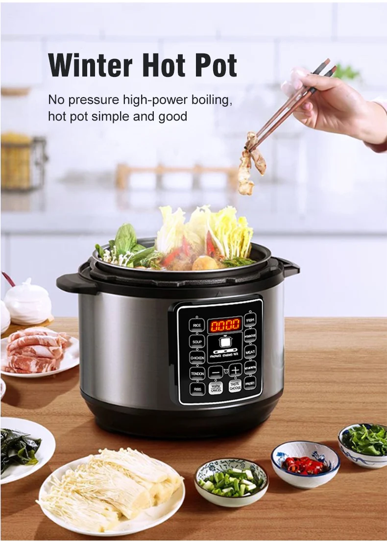 Electric Multifunctional Pressure Cooker Express Multicooker