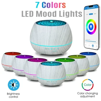 Tuya WiFi Humidifier Essential Aroma Oil Diffuser Smart Home Air Humidifier Mist Maker Ultrasonic for Smart Life Alexa Google 1