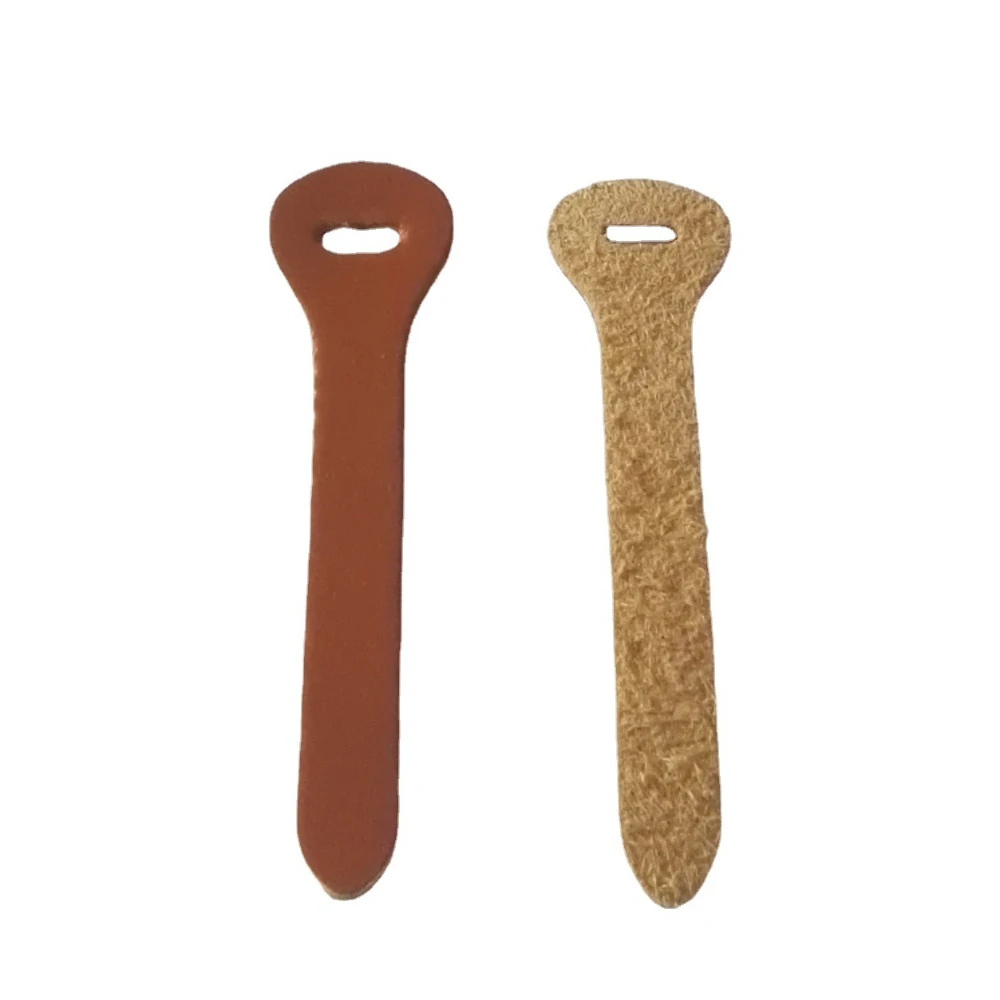 Set of 10 Chic Faux Leather Long Strip Zipper Pullers