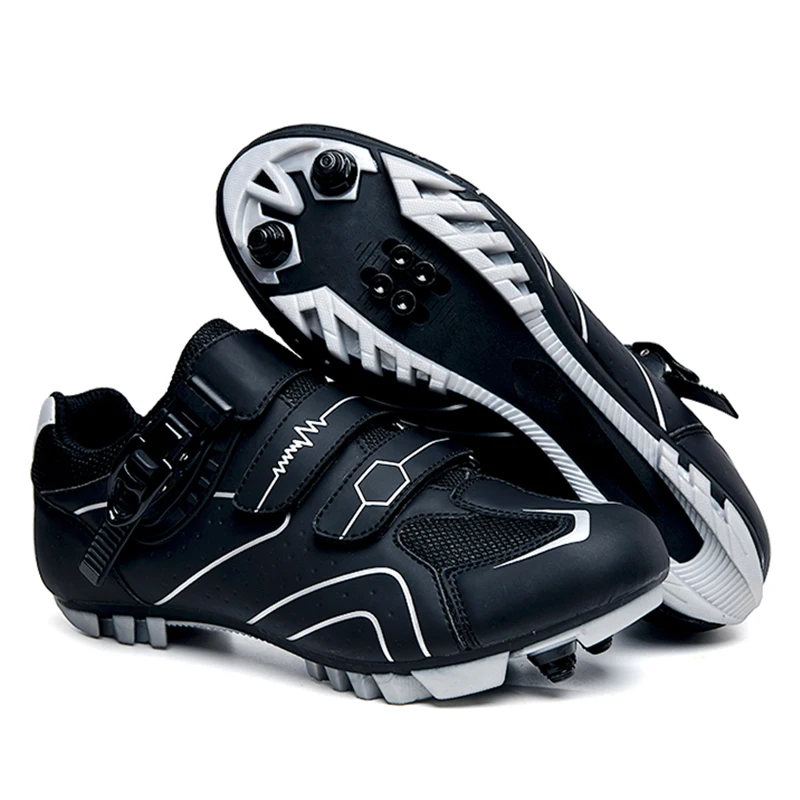 Cycling Shoes Mtb Shoes Cycling Speed Sneakers Men's Flat Road Cycling Boots Clip On Pedals Spd Mountain Bike Sneakers