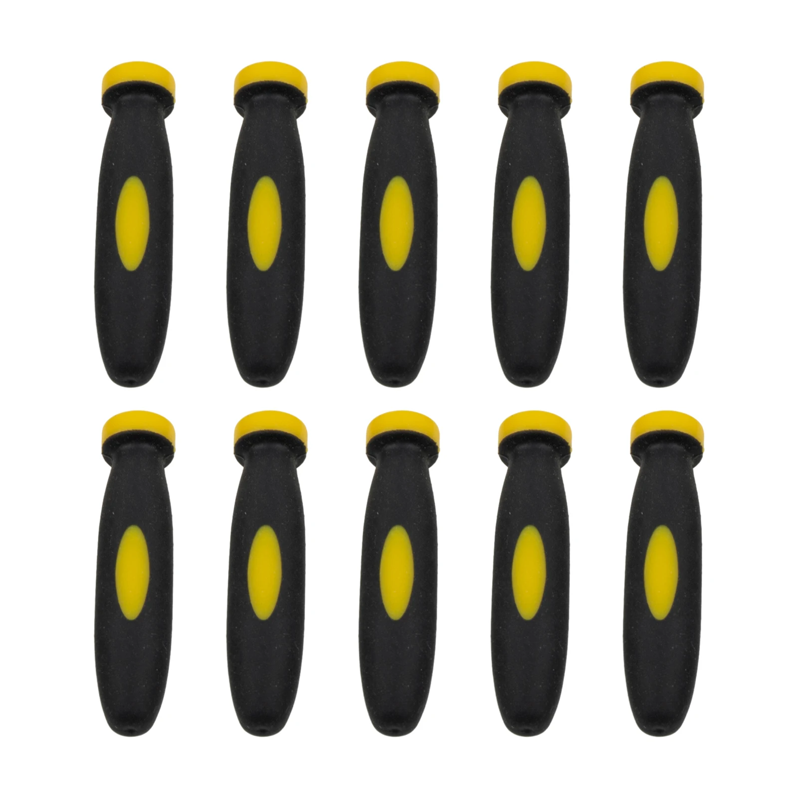 

10pcs Rubber Files Handles 3mm Hole Diameter Woodworking File Handles 2.36x0.19 Inch For Small Files Handle Hand Tools