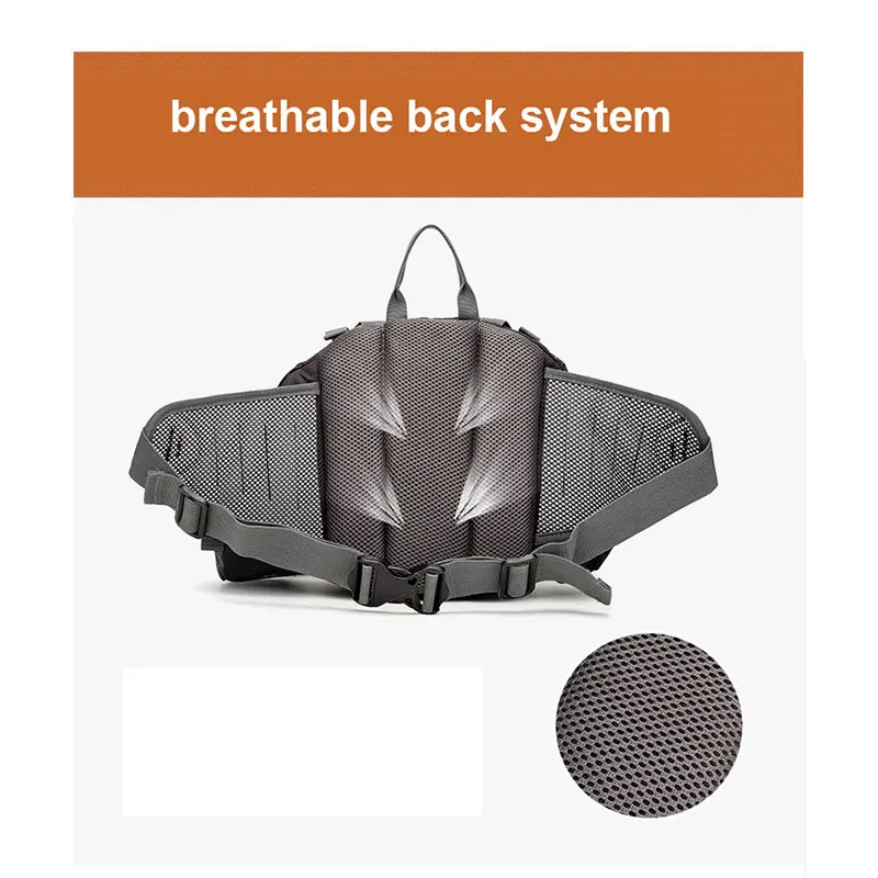 Camping Waist Chest Bag Outdoor Nylon Shoulder Bag Crossbody Travel Cycling Bicycle Riding Running Handbags Climbing Men's Bags 5