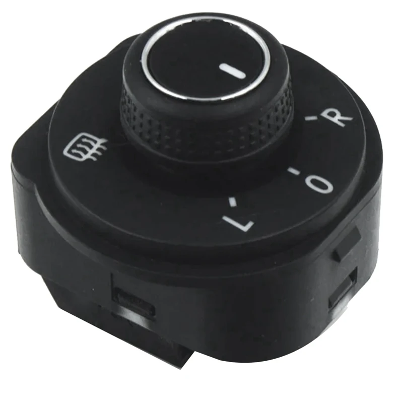 Top!-6RD959565D Electric Rear View Mirror Adjuster Switch Knob For VW POLO 6R 2011- Mirror Control Folding Button