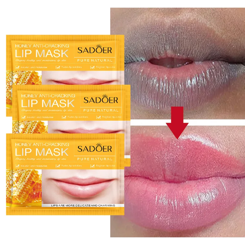 Honey Whitening Lip Mask Repair Gloss Improve Dryness Rejuvenating Lip Stick Hydrate Lighten Fine Lines Anti-Cracking Lip Care