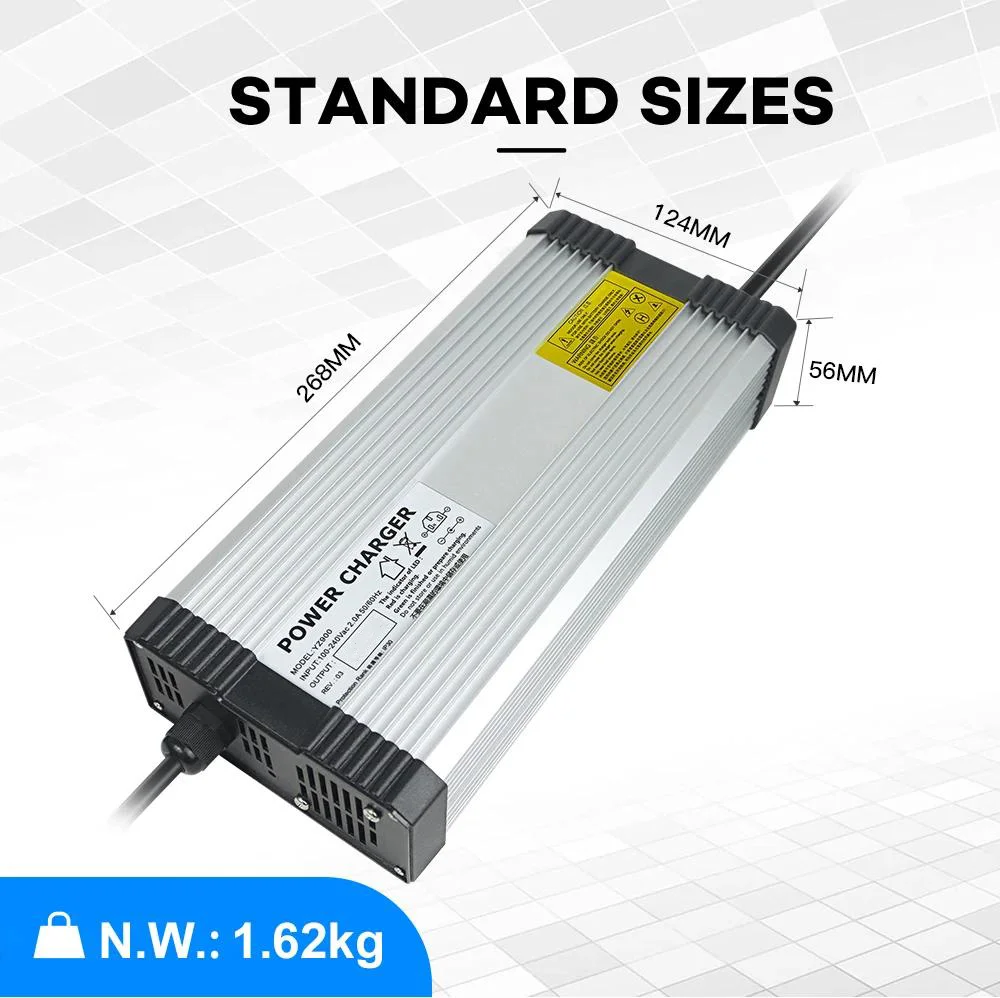 YZPOWER 54,6 V 12A Lithium-Batterie Ladegerät 48 V 13S Schnelle Lade Ladegerät Elektrische Fahrrad Balance Auto Power werkzeuge Universal – Detail 8