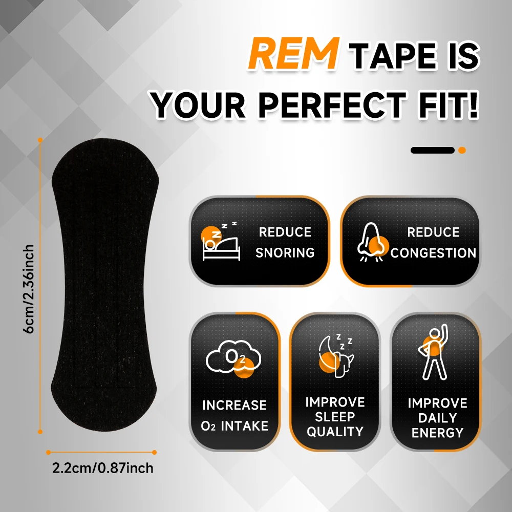 Stop Snoring Nose Strips for Breathing Correction Physical Expansion Breathable Nasal Patch Better Sleep Anti-Snoring