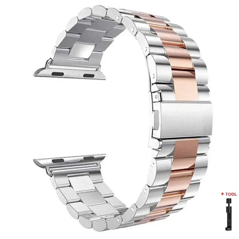 Premium Stainless Steel Metal Strap Bracelet