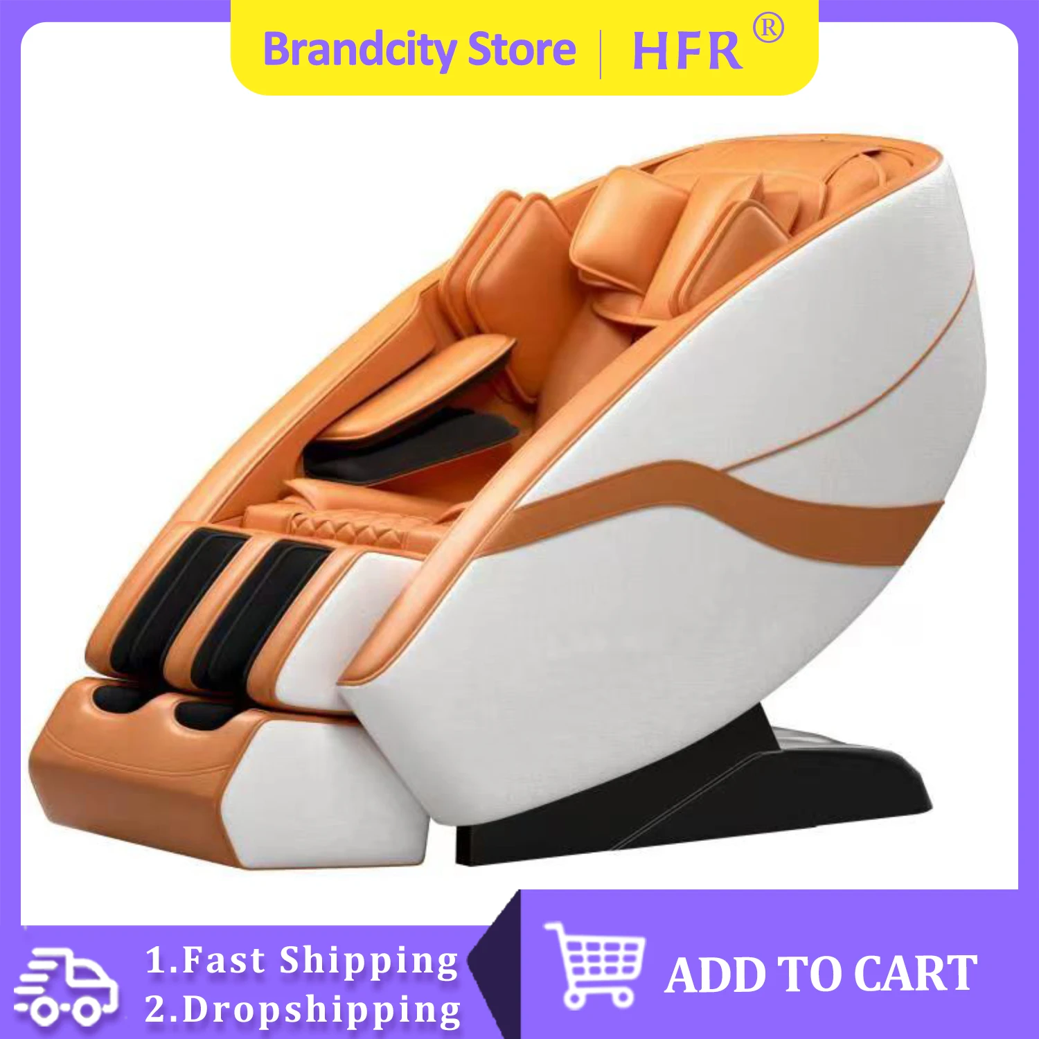 

HFR New model electric massage chair Automatic body kneading multi-function zero gravity space capsule intelligent massager