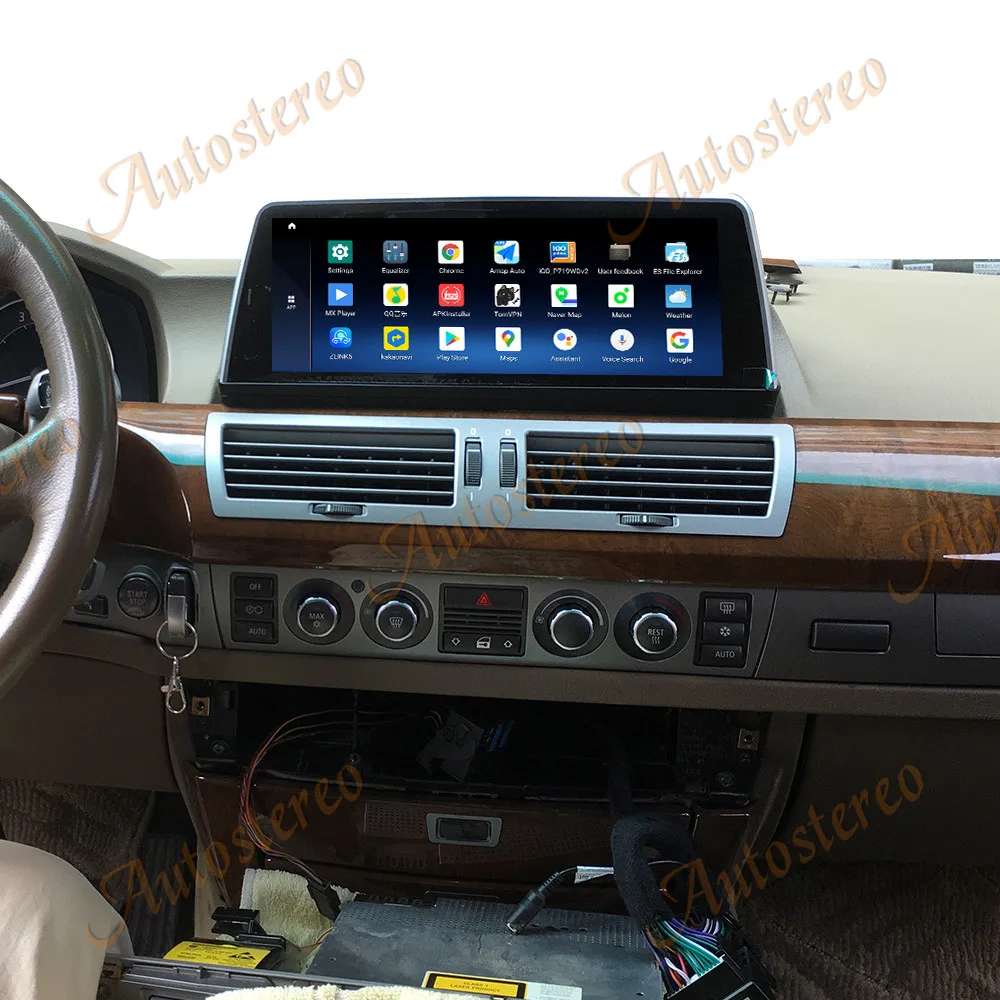ID8 Carplay Android 13 For BMW 7 Series E65 E66 Car Head Unit Multimedia Player