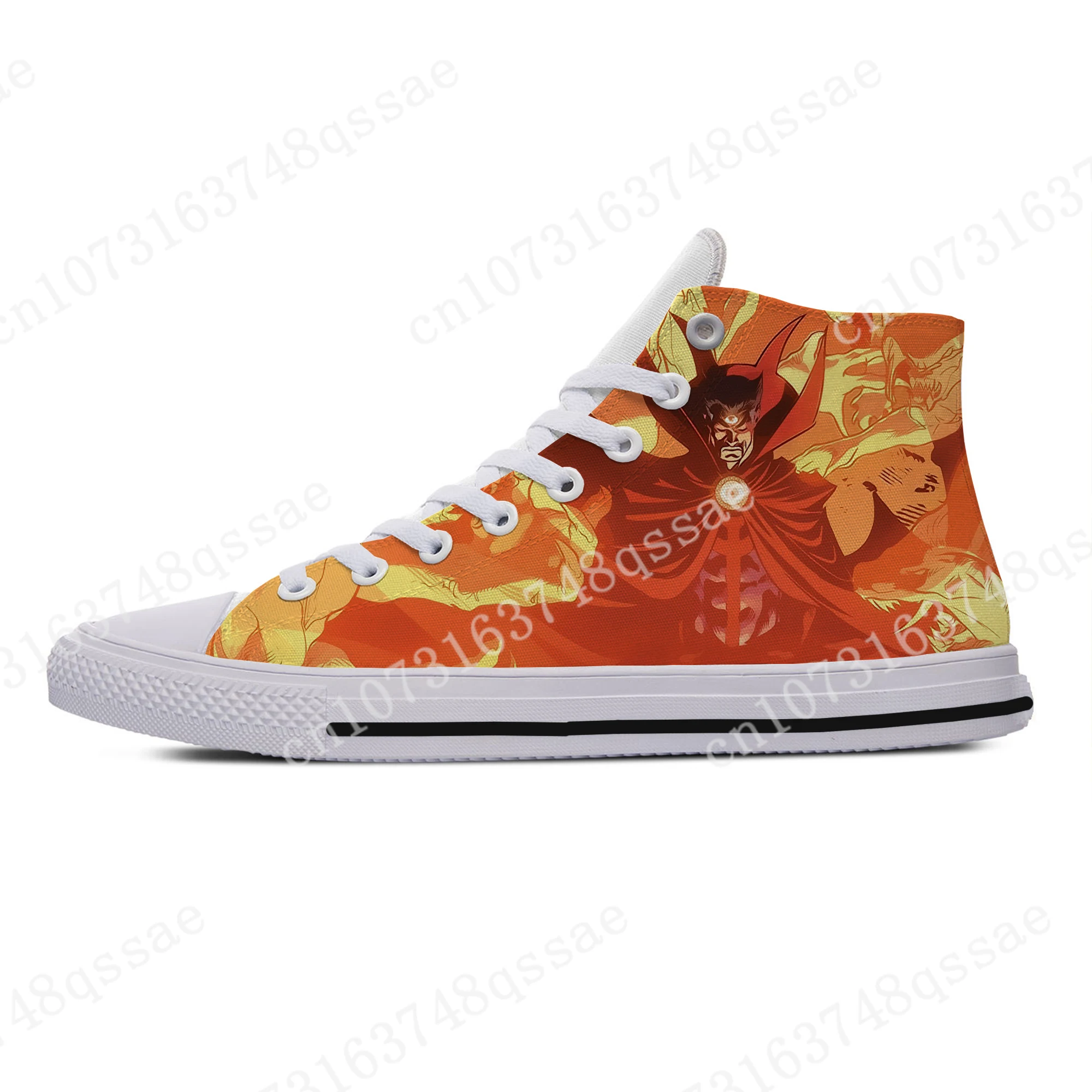 

Hot Cool Women Men Anime Dr. Stone Lshigami Senku Casual Shoes Fashion Comfortable Canvas Shoes High Help Classic Board Shoes