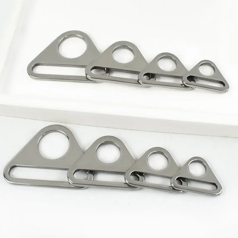 Meetee 5/10Pcs 20-38mm 스테인레스 스틸 버클 가방 스트랩 조절기 버클 브래지어 비키니 커넥터 걸쇠 미끄럼 방지 고정 액세서리