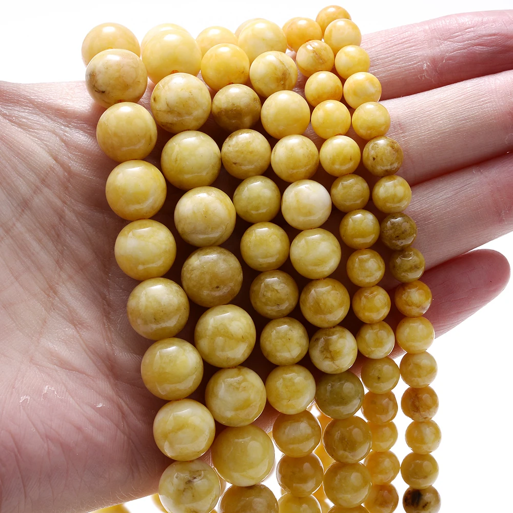 Vibrant Natural Gemstone Round Loose Beads for Handmade Jewelry Crafting