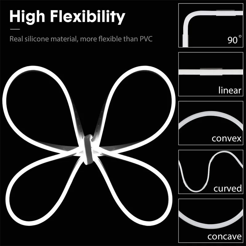 Description Picture 2 of item32.8ft/10m TUYA LED Lights Strip LED Neon Rope Light WIFI Waterproof Flexible Neon Strip Lights for Indoor Outdoor Decoration