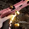 TTI 2011 Pistol Shell Throwing Continuous Firing Blowback Soft Bullet Gun Empty Hanging Birthday Gift 3