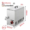 Commercial 21L Large Capacity Gas Cheese Hot Dogs Sticks With Deep Fryer Machine Hot Dog Roller Maker Sausage Cheese Snacks Food 3