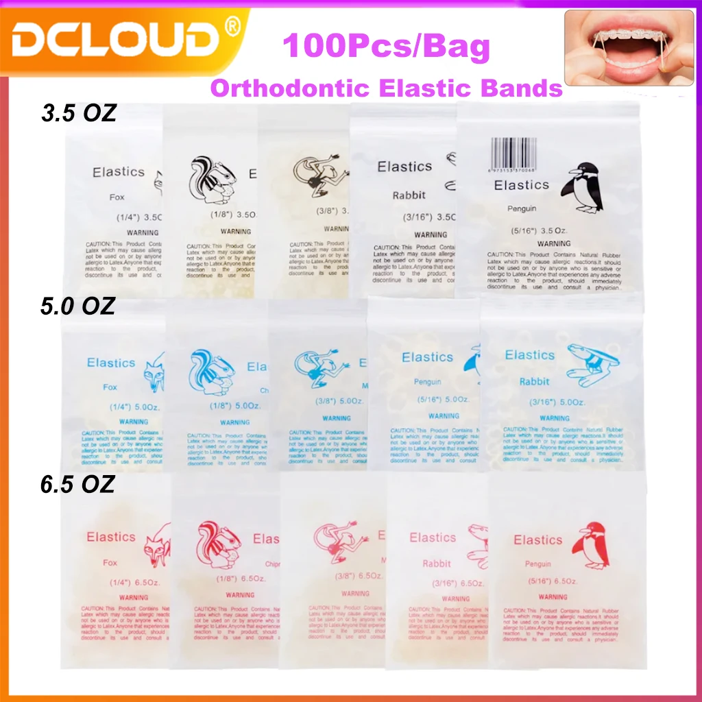 Lot De 5040 élastiques De Ligature Dentaire Orthodontique - Couleur Rose - Neuf