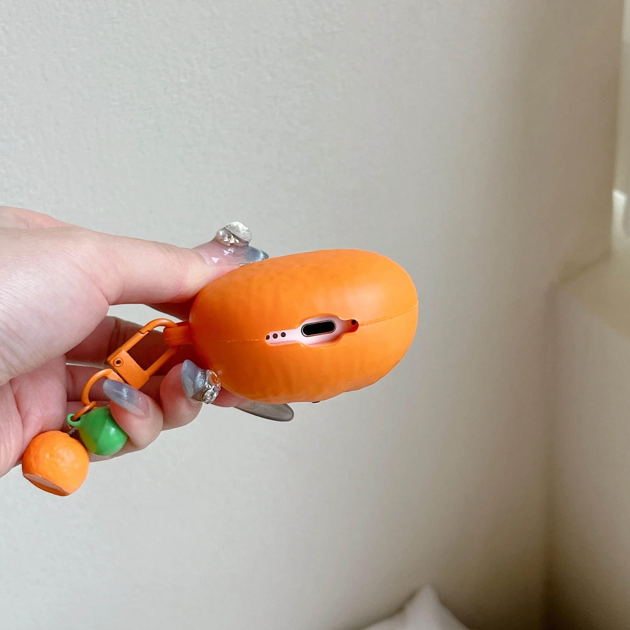 Liquid Glitter Airpods Pro Airpods Citrus 3D Simulation Fruit