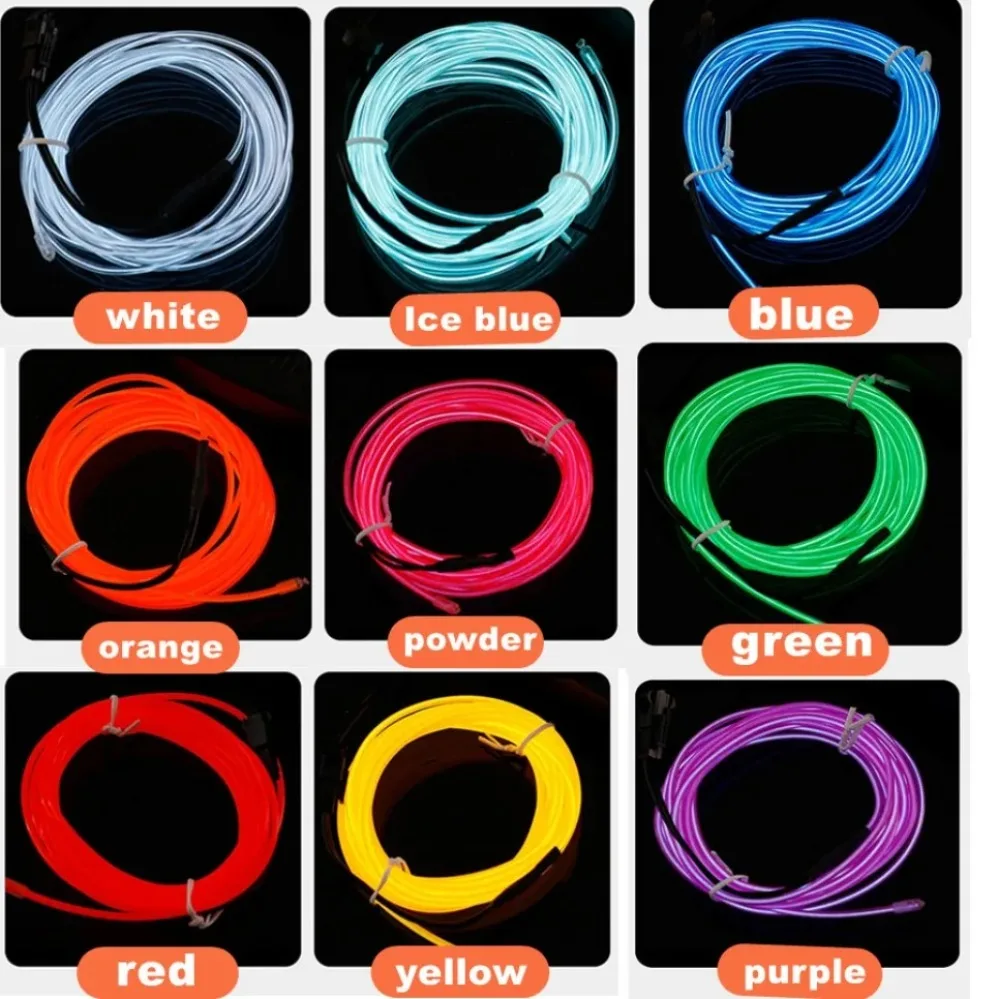 Multicolor LED Strip Lights - Flexible Neon Party Atmosphere Decor, Waterproof