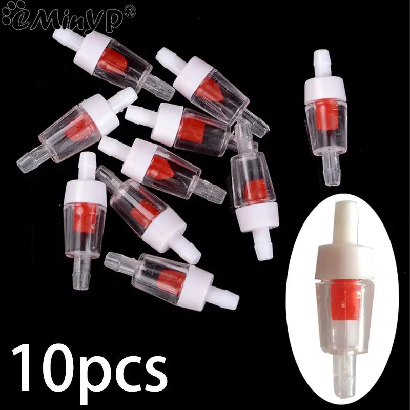 Plastic One Way Check Valve for Aquarium Air Pump 4mm Inner Pipe 10PCS