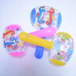 Marteau gonflable interactif pour enfants, petit marteau à ballon avec clochette, ponton gonflable, jouets de parc aquatique, de piscine 