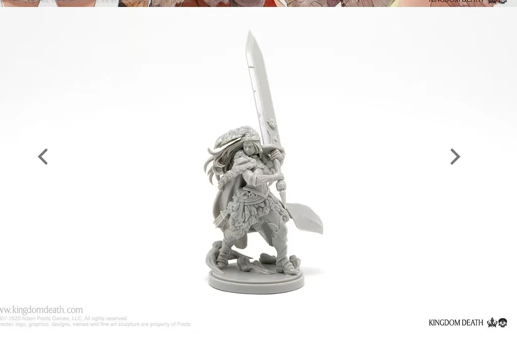 Kit modello in resina KINGDOM DEATH KD Beauty Soldier 28391 Scultura da collezione non assemblata per hobbisti - immagine 2
