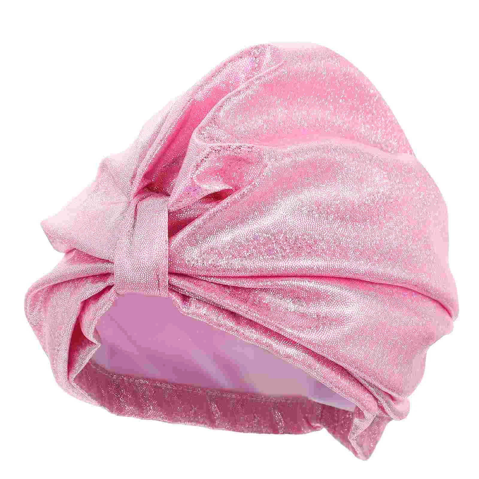 Bandanas for Men Swimming Cap Woman Caps Comfortable Elastic Pink Adult Hats Women's