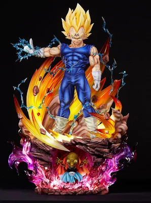 Fc 1/4 Dragon Ball Z Majin Buu Saga Babidi Majin Vegeta Bejita Anime Action  Figure Luminous Model Ornament Statue Toys Gift - Action Figures -  AliExpress