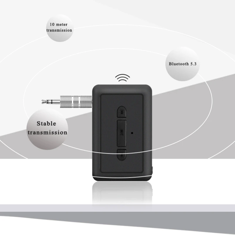 Bluetooth5.3 Receiver Transmitter 3.5mm Jack Adapter Support u disk TF card For Car Music Audio Aux Headphone Reciever Handsfree bluetooth adapter bluetooth audio receiver bluetooth transceiver adapter audio adapter bluetooth aux adaptor