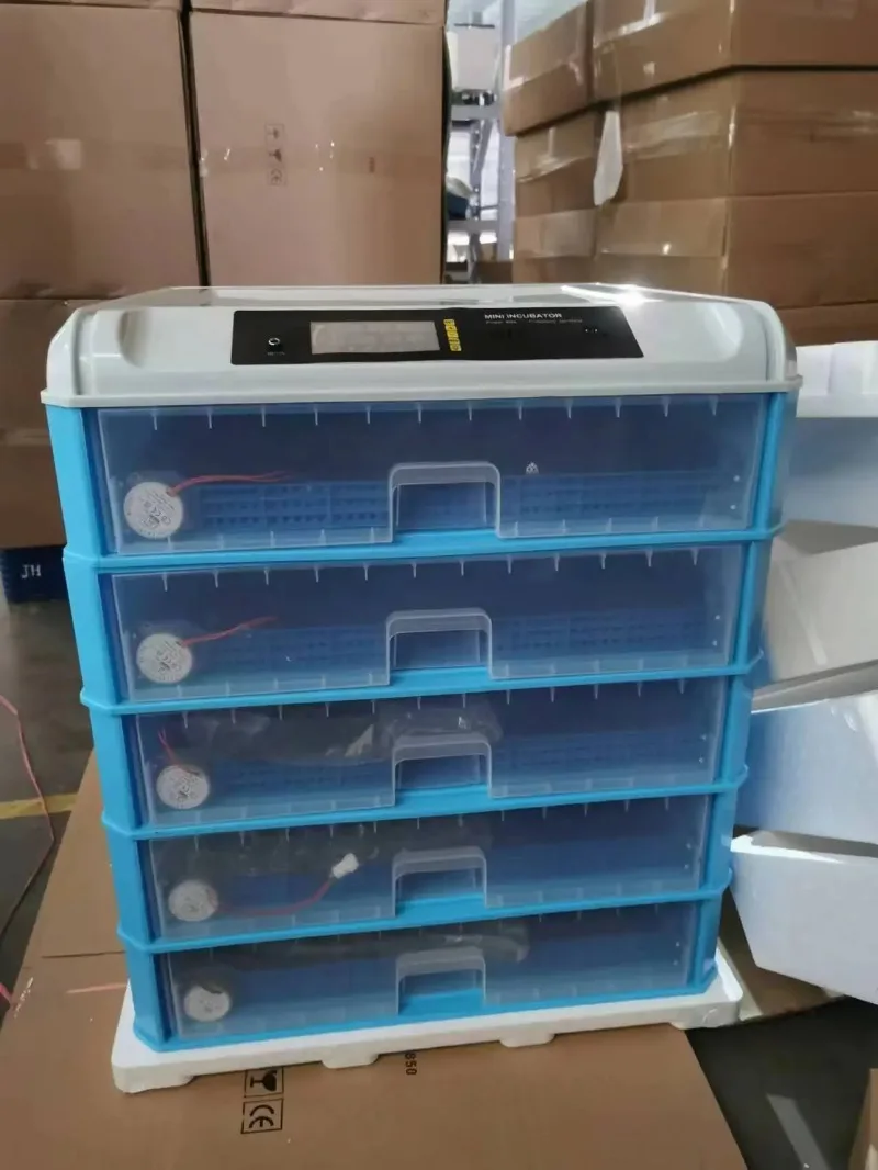 256-500 Capacity Egg Incubator Fully Automatic Dual Power Hatching Machine Chick Roller 6