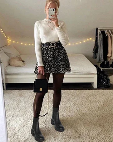 womens Chelsea bootie lug sole suede cute comfortable chunky boots for women sock booties for women
