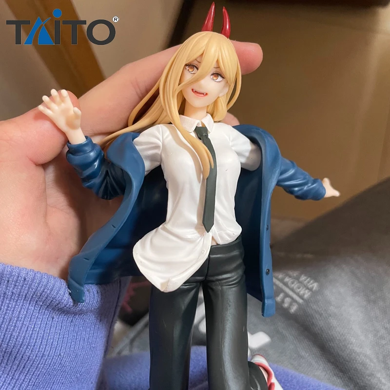 

Original Taito Chainsaw Man Power Action Figures 18cm Pvc Anime Figures Pvc Collectible Statue Dolls Model Kids Gift Toy Decor
