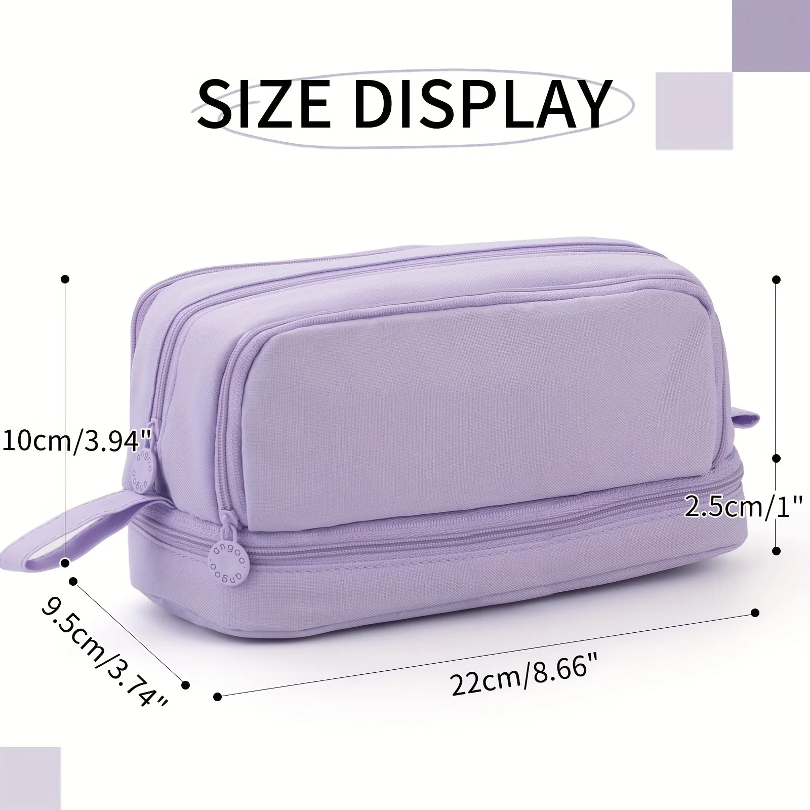 Pencil case Large capacity stationery case durable oxford cloth pencil case portable organizer for school office and university supplies