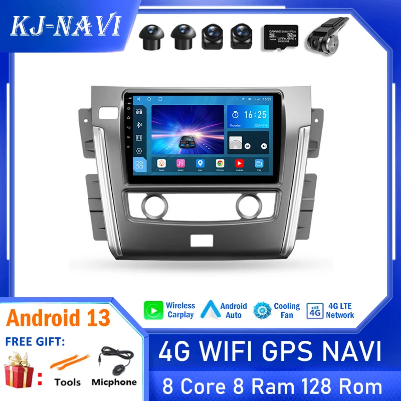 10 Inch Car Multimedia Video Player GPS Navigation Android 13 No2 Din