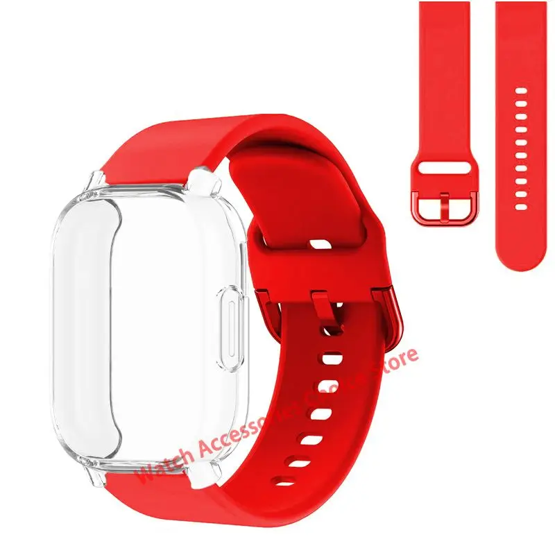Protective TPU Shell with Breathable Silicone Strap